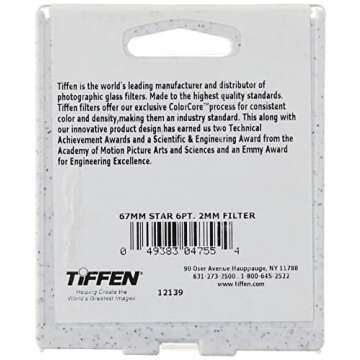Tiffen 67mm Star Filter for Vibrant Photography Effects