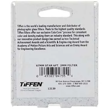 Tiffen 67mm Star Filter for Vibrant Photography Effects