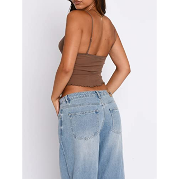 Women Y2k Backless Crop Top Stylish Edgy Fashion