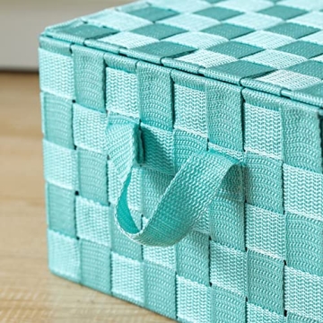 Stylish Motifeur Woven Storage Baskets Set of 3 Green