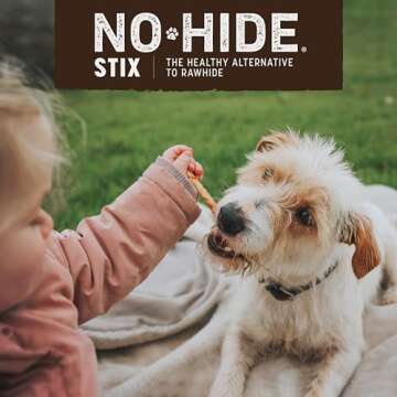 No Hide Stix Chicken Flavored Chews for Small Pets