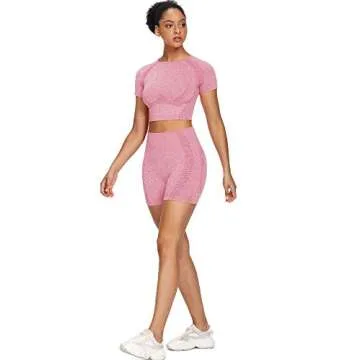 Sytiz Women Seamless Yoga Outfits - 2 Piece Set
