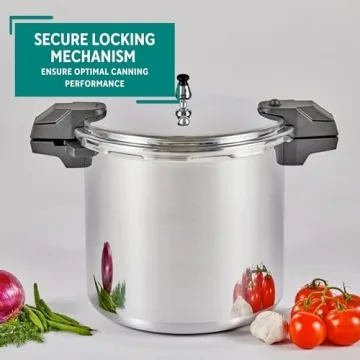 Mirro 22 Quart Pressure Canner for Safe Food Preservation