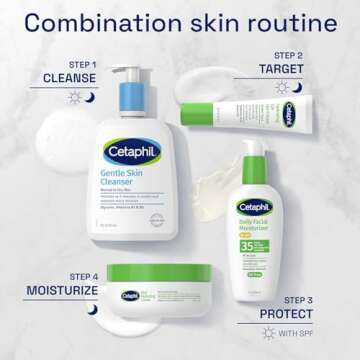 Cetaphil Gentle Skin Cleanser, 2 oz Hydrating Face Wash