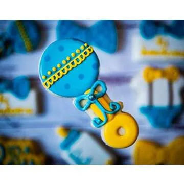 Baby Rattle Cookie Cutter 4.5" - A Fun Baking Essential!