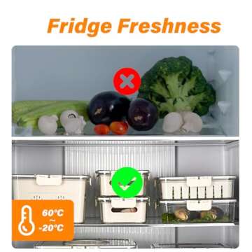YFUIF Portable Storage Containers for Fresh Fruits