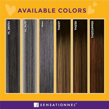 Sensationnel Curls kinksandco kinkyedges wig - kinky coily 16 inch 13x6 lace frontal natural kinkytexture edged hairline for natural 3c to 4c hair textures (1B OFFBLACK)