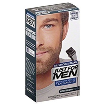 JUST FOR MEN Brush-In Color Gel Light Brown for Men
