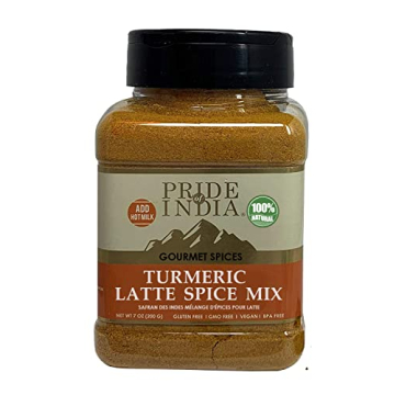 Pride of India – Turmeric Latte Spice Mix – Gourmet & Warm Tea Spice Blend – Healthy/Gluten-Fr...