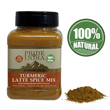Pride of India Turmeric Latte Spice Mix for Healthier Lattes