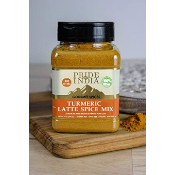 Pride of India Turmeric Latte Spice Mix for Healthier Lattes