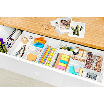Adjustable Drawer Organizer for Office & Beauty Supplies