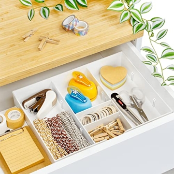 Adjustable Drawer Organizer for Office & Beauty Supplies