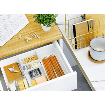 Adjustable Drawer Organizer for Office & Beauty Supplies