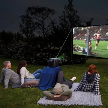 Projector Screen and Stand for Home Theater Cinema