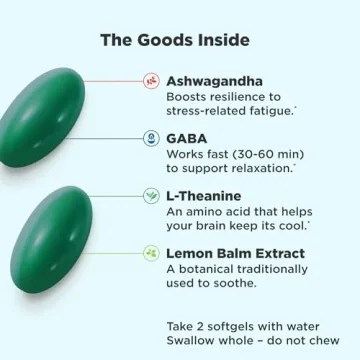 OLLY Ultra Goodbye Stress Softgels 60ct Fast Relief