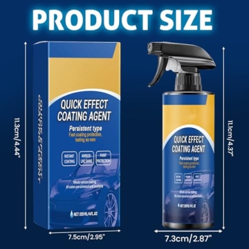 Advanced 3-in-1 Car Coating Spray for Ultimate Shine