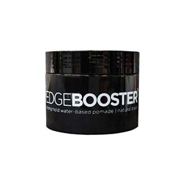 Style Factor Edge Booster HIDEOUT Water-based Pomade 3.38 Oz | Darkens Gray Hair with Strong Hold an...