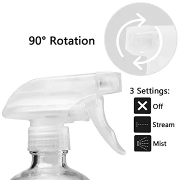 Cosywell 16oz Glass Spray Bottles for Essential Oils and More