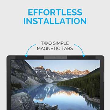 ZBRANDS // Magnetic Privacy Screen Anti-Glare Filter | Anti-Spy Glass Screen Film (Universal - 13")