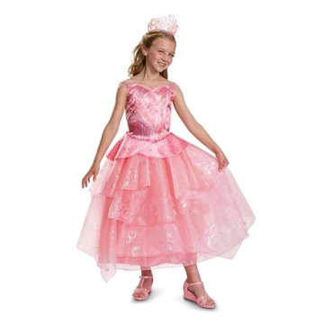 Magical Wicked Glinda Costume for Girls - Size 7-8 Deluxe Dress