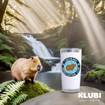 Capybara Tumbler 20oz Cute Design Perfect for Gifts