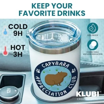 Capybara Tumbler 20oz Cute Design Perfect for Gifts