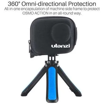 ULANZI Portable Zipper Carring Bag Storage for DJI Osmo Action, Protective Traveling Pouch Osmo Action Accessories