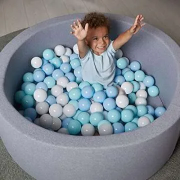 Amuya Colorful Ball Pit Balls - 170 Non-Toxic Play Balls
