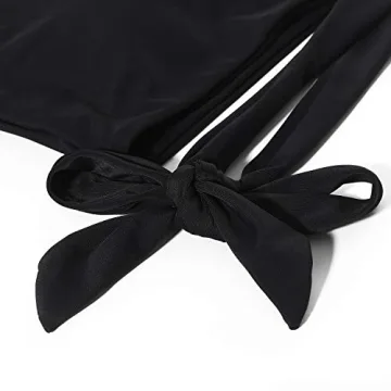 Trendy MOOSLOVER Women One Shoulder High Waisted Bikini