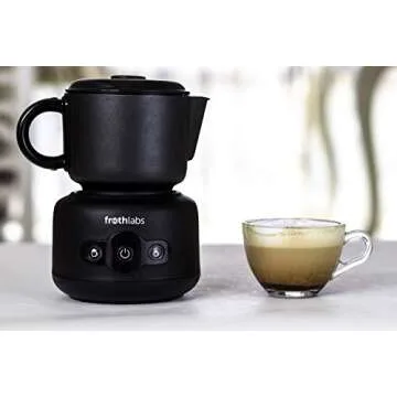 FROTH LABS Electric Milk Frother for Easy Coffee Mastery