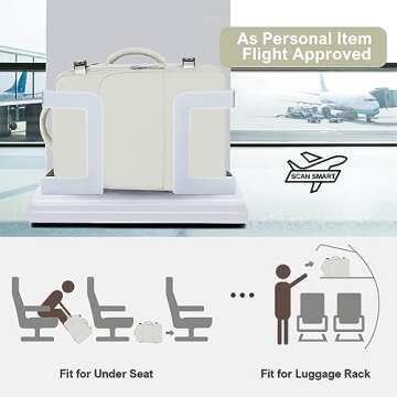 Sinaliy Travel Backpack for Women, Carry On Backpack Flight Approved, Personal Item Travel Bag with ...