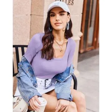 Stylish Ekouaer Long Sleeve Thermal Shirt for Women