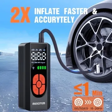 150PSI Portable Tire Inflator Air Compressor
