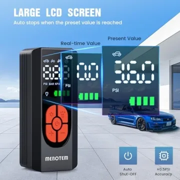 150PSI Portable Tire Inflator Air Compressor