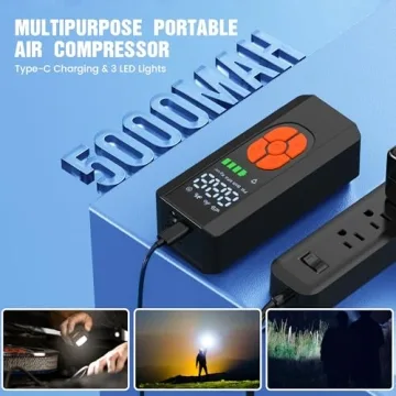 150PSI Portable Tire Inflator Air Compressor