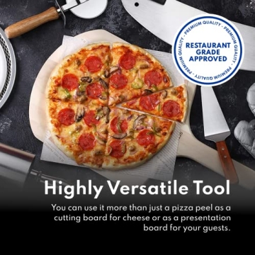 Durable Wooden Pizza Peel for Easy Baking and Transfers