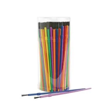 Colorations 144WB Assorted Paint Brushes Set for Kids