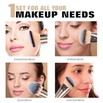 Premium Dual-Ended Makeup Brushes for Flawless Beauty