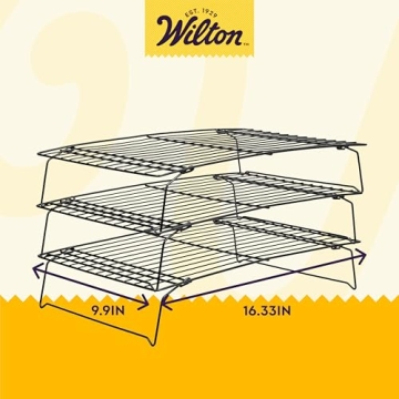 Wilton 3-Tier Non-Stick Cooling Rack - Space Saver