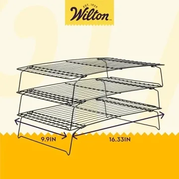Wilton 3-Tier Non-Stick Cooling Rack - Space Saver