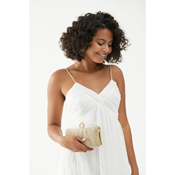 Golden Glitter Evening Clutch Purse for Women