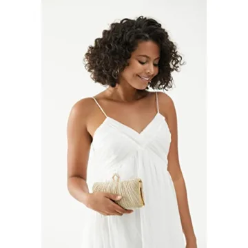 Golden Glitter Evening Clutch Purse for Women