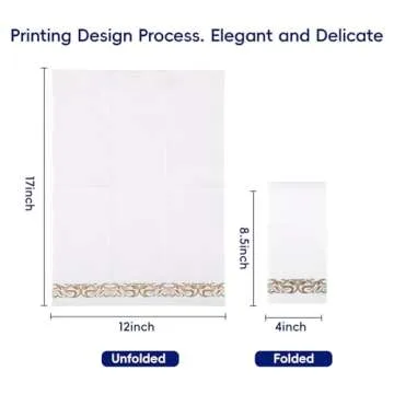 JOLLY CHEF 100 Elegant Disposable Hand Towels