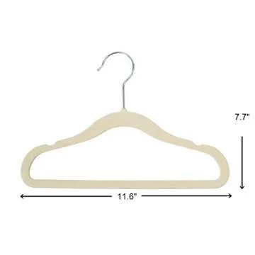 Velvet Hangers for Kid Clothes | Non-Slip and Stylish
