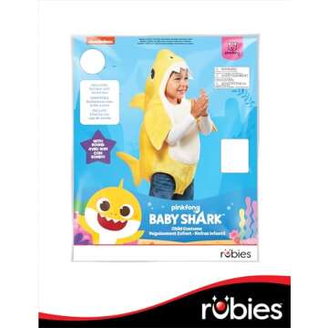 Rubies Toddler Baby Shark Costume for Themed Parties and Halloween, Multi, Toddler US