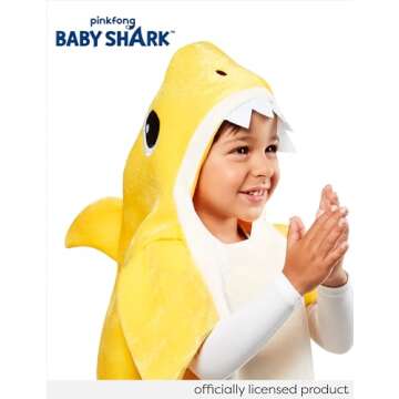 Rubies Toddler Baby Shark Costume for Themed Parties and Halloween, Multi, Toddler US