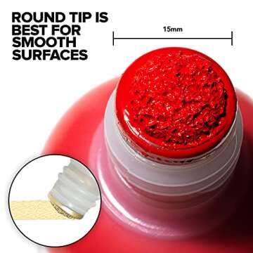 Krink K-60 Gold Paint Marker - Vibrant and Opaque Fine Art Graffiti Markers for Canvas Metal Glass P...