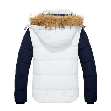 Wantdo Men's Waterproof Puffer Coat - Warm Winter Jacket