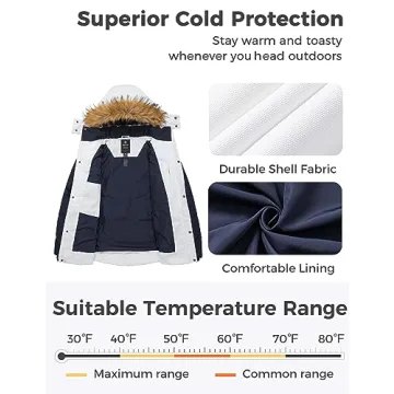 Wantdo Men's Waterproof Puffer Coat - Warm Winter Jacket